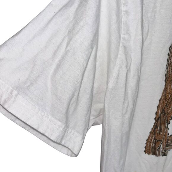 crazy jack mens xxl fiji islands white crew neck short sleeve t-shirt - Picture 9 of 10